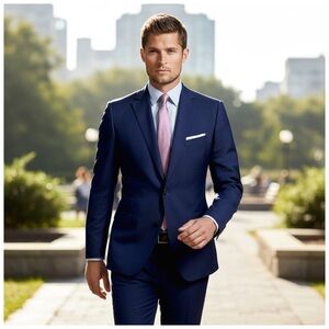 Canali Men’s Pink Silk Necktie. 59” x 4”